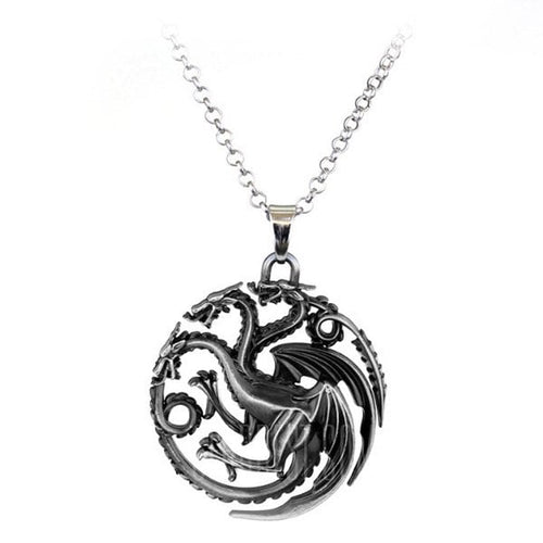 FREE Necklace with Hollow Design Dragon Pendant