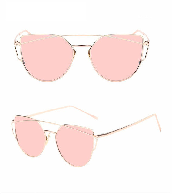 FREE Cat Eye Sunglasses Women Flat Panel