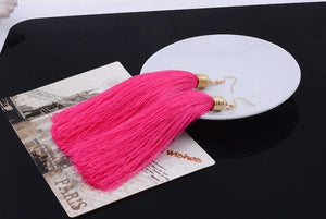 FREE Vintage Ethnic Long Tassel Earrings