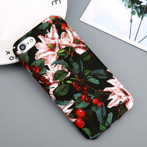 FREE Flower Cherry Tree Phone Cases For iPhone 6 6s 7 8 Plus