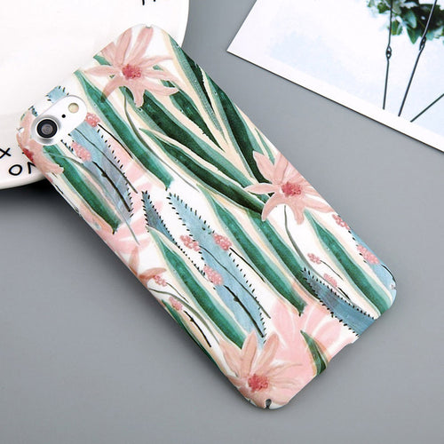 FREE Flower Cherry Tree Phone Cases For iPhone 6 6s 7 8 Plus
