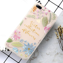 FREE Flower Patterned Phone Case For iPhone 6 6s 7 Plus 8 Plus X 10