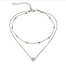 FREE Double Horn Pendant Heart Necklace