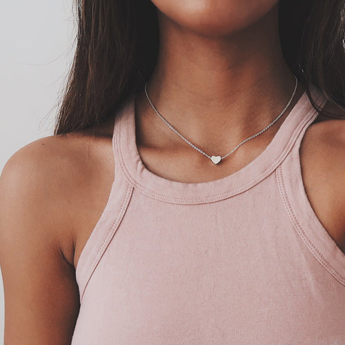 FREE Tiny Heart Short Chain pendant necklace