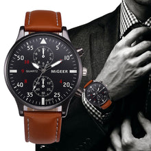 FREE Arrow Brown Luxury Leather Watch